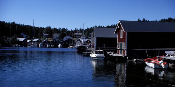 Norrfällsviken, the high coast in 1988.