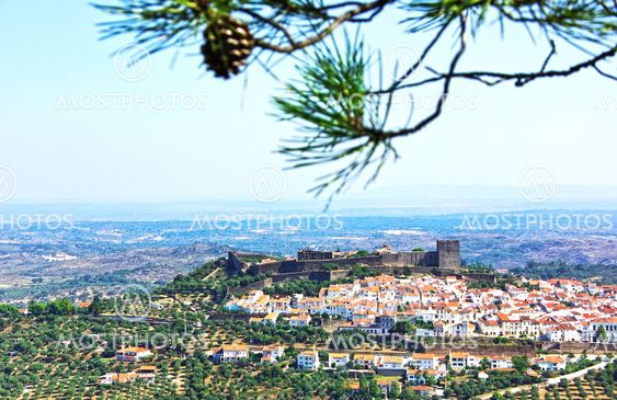 Landscape of Castelo de Vide village, north of Alentejo region