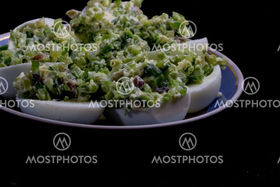 salad with egg and mayonnaise