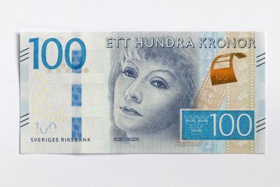 100 SEK swedish currency, new layout 2016 of swedish...