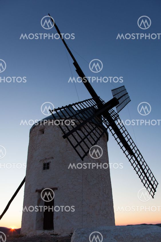 Windmill in Consuegra, Castilla la Mancha, Spain