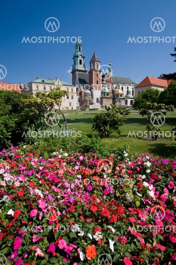 Wawel Castle in Krakow, Poland