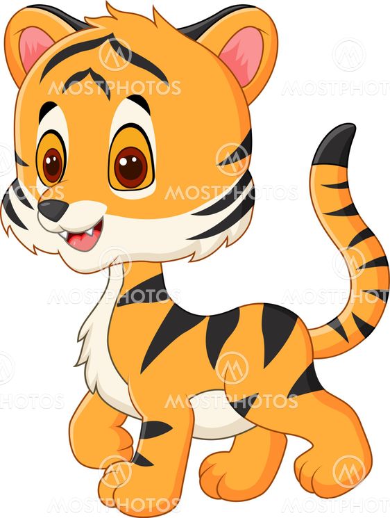 Happy Baby Tiger Posing Iso By Teguh Mujiono Mostphotos