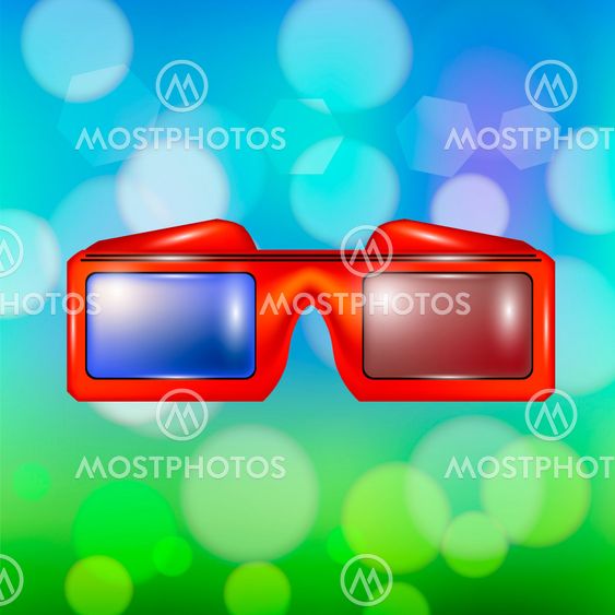 Red Glasses for Watching Movies