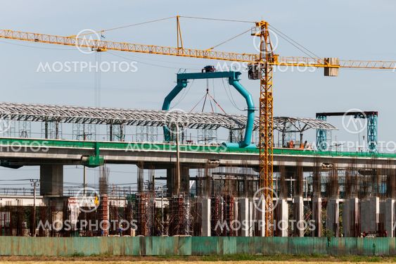 Sky Train System's construction.
