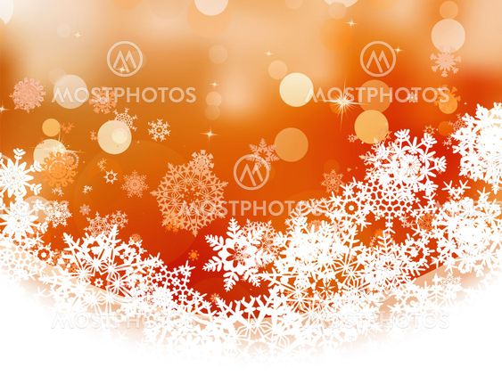 Snowflake golden Christmas ornament. EPS 8