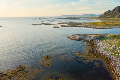 Seascape on Andoya island Norway