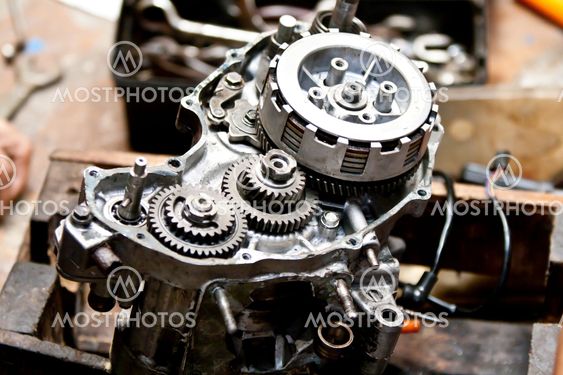 Motorcycle engine repair