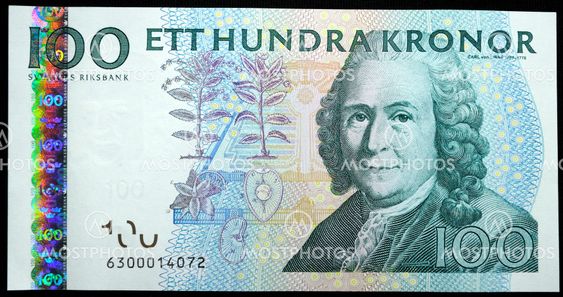 100 kronor bill
