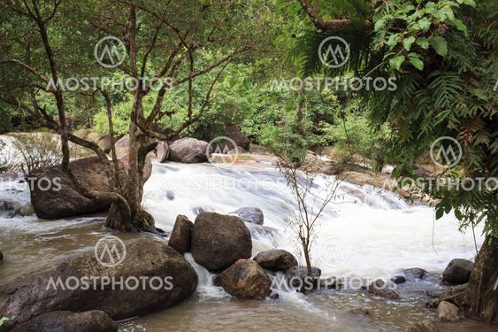 Nangrong waterfall, Thailand