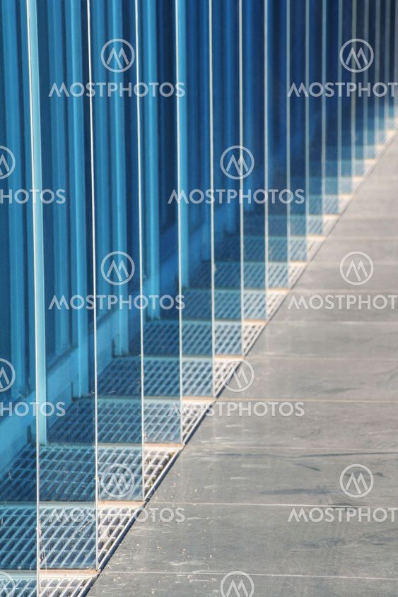 Blue glass
