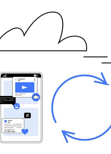 Cloud-based social media content sharing and engagement...