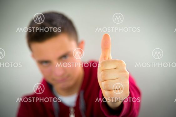 Portrait of teenage boy