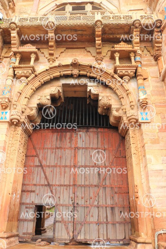 Gwalior india fort and Gurdwara Bandi Chhor marble Temple