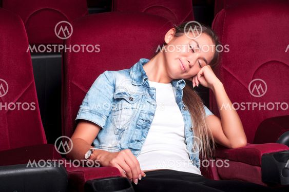 Woman At The Cinema