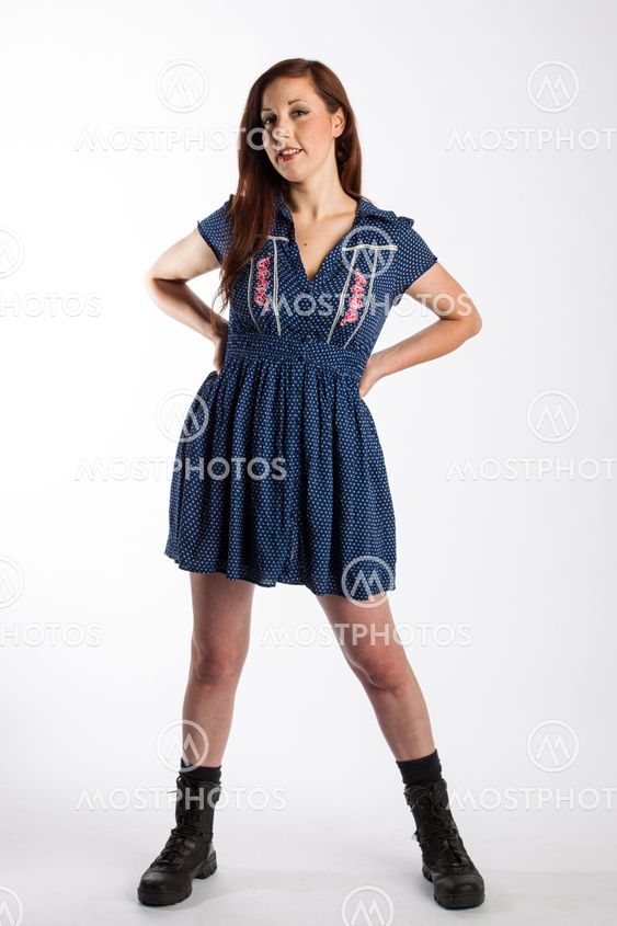 Redhead in Combat Boots