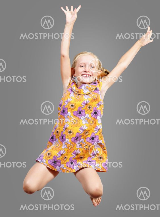girl jumping