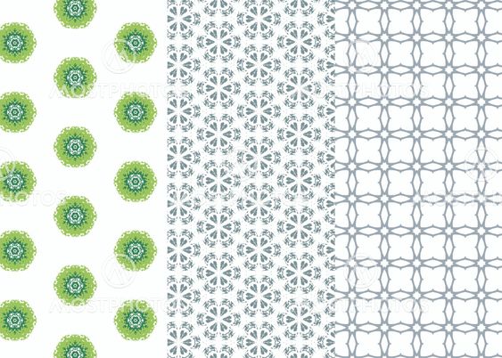 Set of seamless abstract pictures