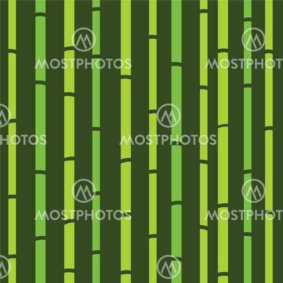 Bamboo seamless green natural retro pattern or texture