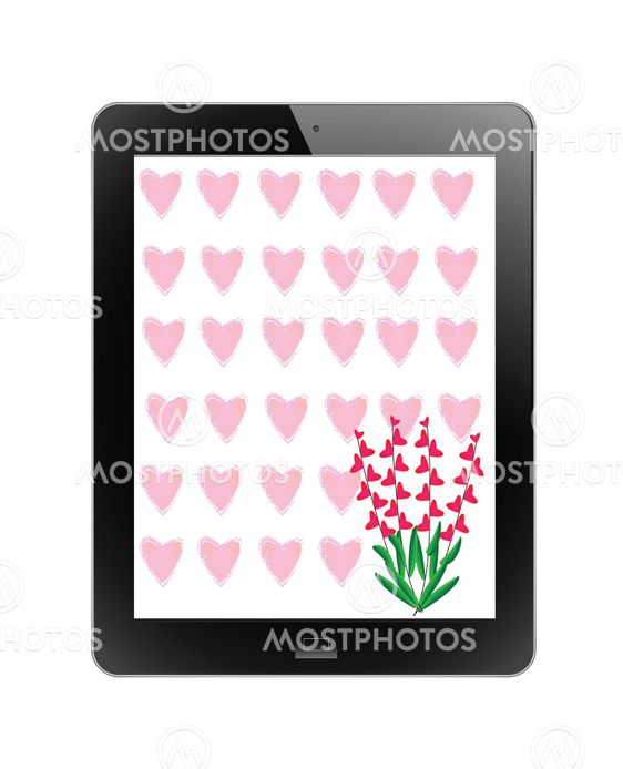 Heart of frame in tablet