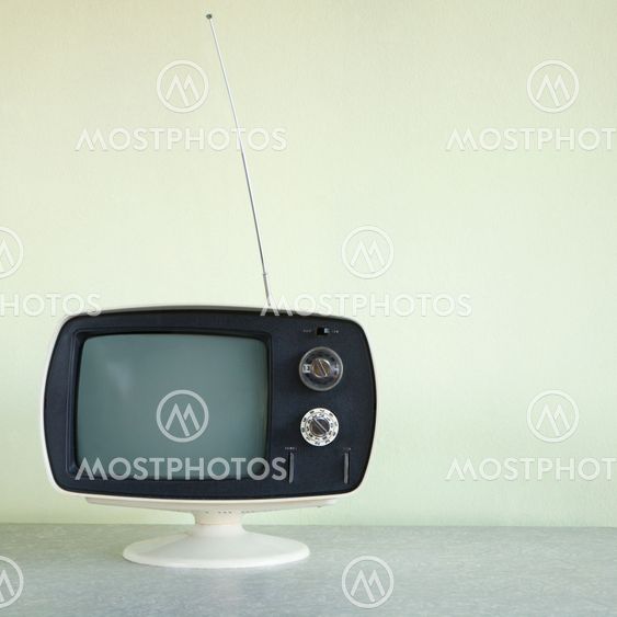 Retro television set.