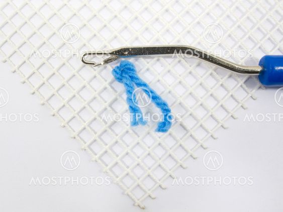 Latch Hook Rug stitch