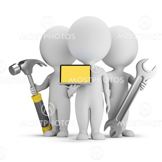 3d small people - computer help