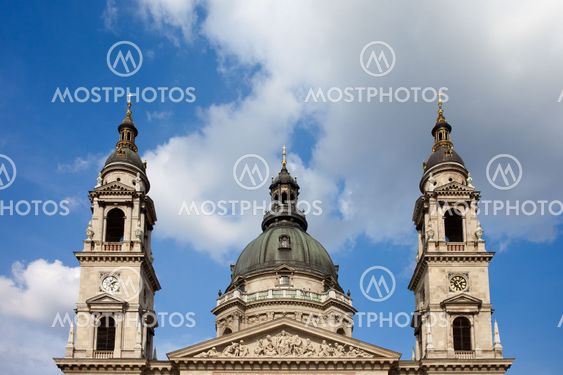 St. Stephen's Basilica Dome and Bell Towers