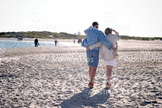 Romantik på Skagens strand