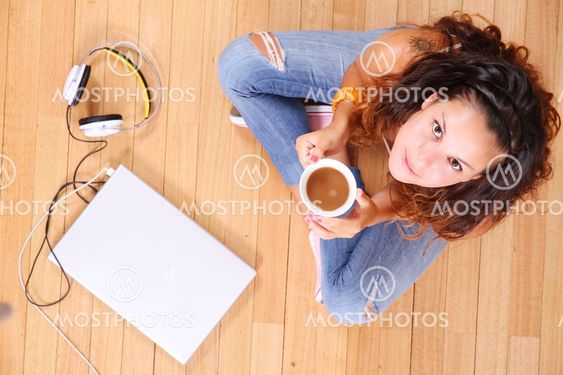 Sitting on the floor