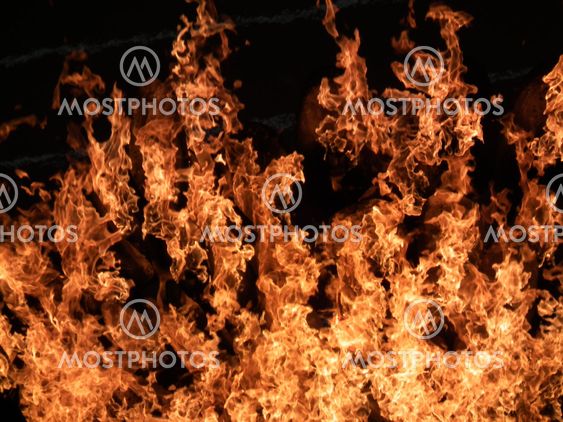 Flame at Olympic Stadium