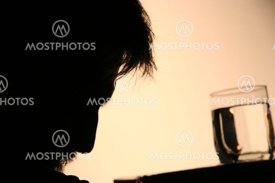 Man and Glass