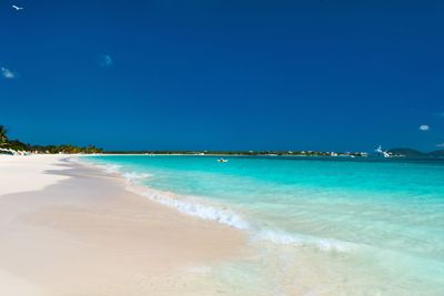Panorama of a beautiful Caribbean beach
