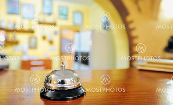 service bell at the hotel