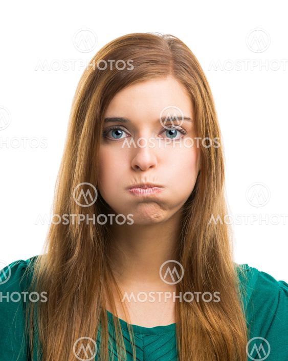 Beautiful young woman bored