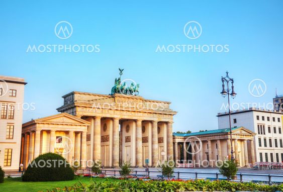 Brandenburg gate in Berlin, Germany