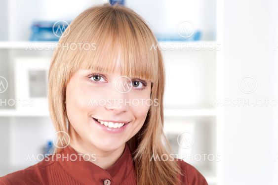 portrait of beautiful business woman