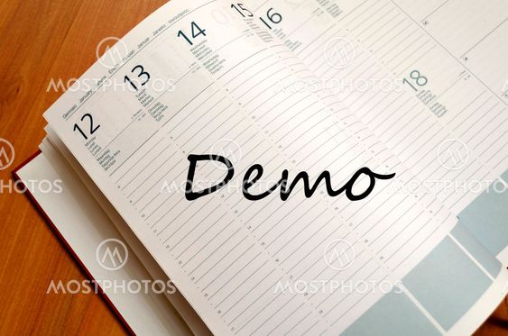 Demo text concept