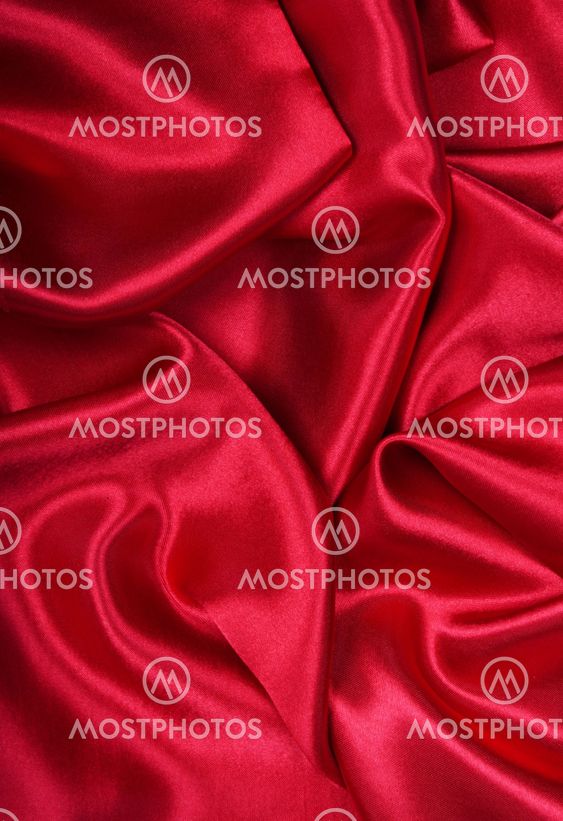 Smooth elegant red silk as background