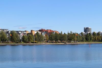 Utsikt från Västra Kajen i Piteå