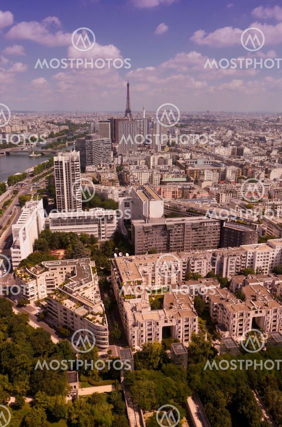 view over paris