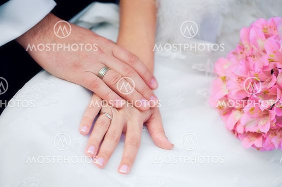 Hands with rings