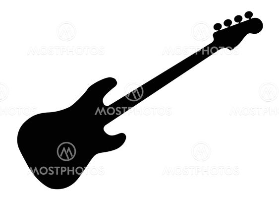 Bass Guitar Silhouette