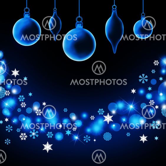 Transparent Christmas decorations
