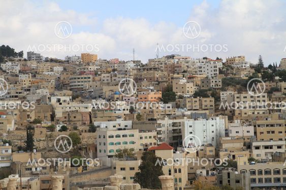 Landscape view from Jarash, Jordan