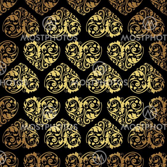 Gold and black background