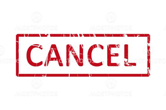 Cancel stamp
