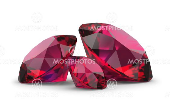 three rubies