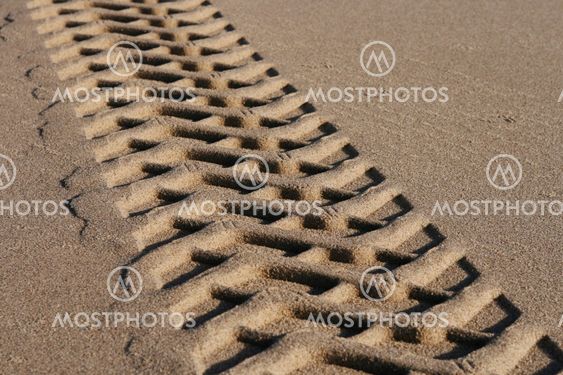 Tire tracks