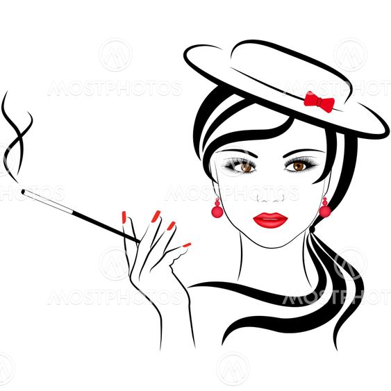 fashionable girl